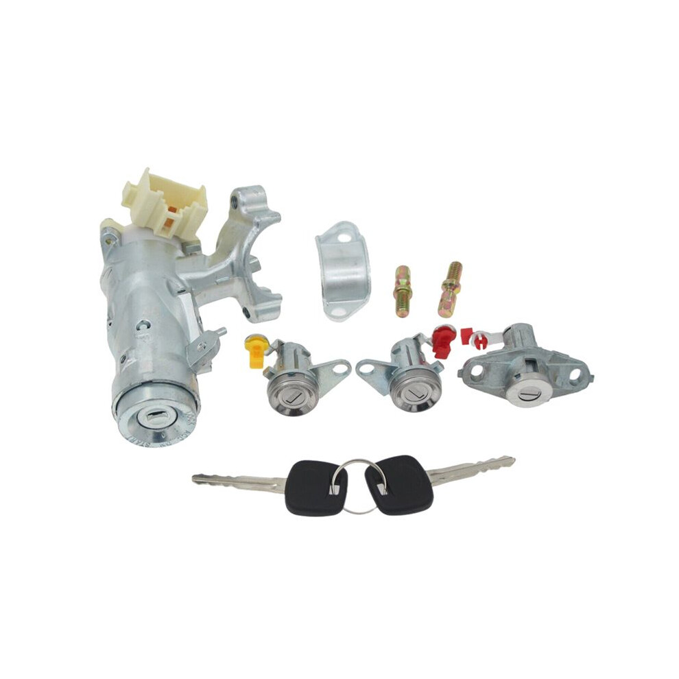 Car Ignition Assembly W/2 Keys With Bracket With 3 Lock For 1998-2002 Rav4 45020-12-11 69052-12340 6033389123675