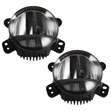 Car Front Bumper Fog Light Assembly for JL 2018-2024 Yellow LED Daytime Running Light DRL Headlight Road