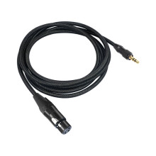 XLR Naar 3,5 mm Audiokabel Microfoon Gebalanceerd Analoog Audiosnoer met Slot voor Computertelefoonluidsprekerversterker 300 cm