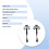 2PCS Front Door Hinged Check Strap Limit Rod Stop FT4B-R23552-AB for   2015-2020 FT4BR23552AB Door Hinged Strap 9