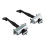 2PCS Front Door Hinged Check Strap Limit Rod Stop FT4B-R23552-AB for   2015-2020 FT4BR23552AB Door Hinged Strap 5