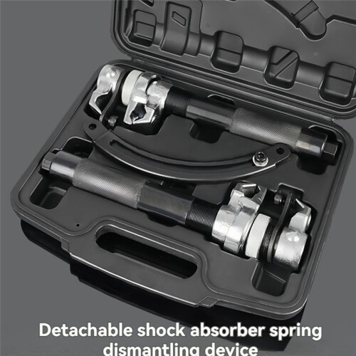 Coil Spring Compressor Tool Extendable Bracket Heavy Duty Strut Spring Compressor Tool Capacity for Car Truck 1
