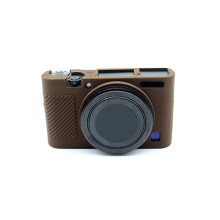 Silicone Protective Case for DCS-RX100 Series M3, M4, M5, M6, M7 - Soft, Scratchproof Camera Skin Cover Brown