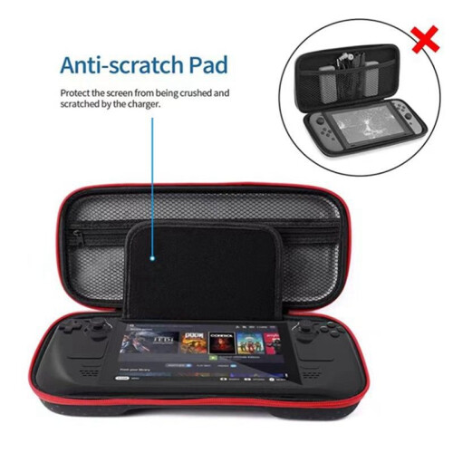 Carrying Case for , Shockproof Hard Travel Protective Case for  Console and Games Accessori