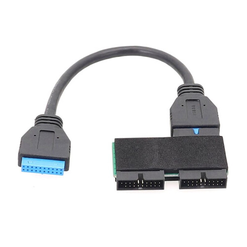 USB 3.0 19Pin HUB with Chip Modular Cable Design Motherboard Data Extension Cable