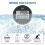 Water Bath Thermometer Small Floating Waterproof Ice Bath Thermometer with LCD Display Waterproof Cold Plunge 3