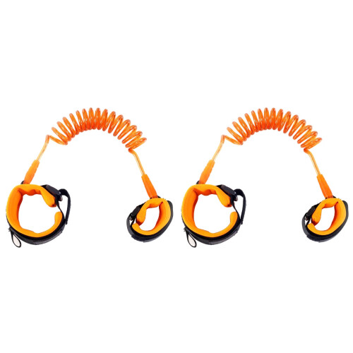 2Pièces Harnais Poignet Orange Bracelet Confortable Résistant 1