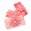 3Pièces Bandeaux Fleurs Bébé Stretch Polyester Coloré 1