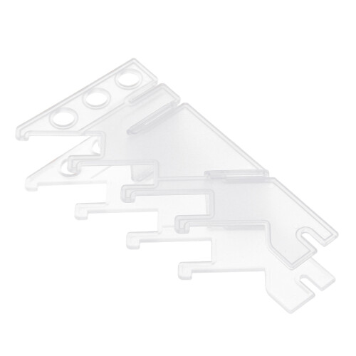 2Pièces Support Transparent Pour Skateboards Plastique Durable