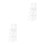 2Pièces Support Transparent Pour Skateboards Plastique Durable 10