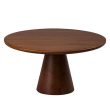 Elegante Soporte de Madera para Tartas: Plato de Exhibición de Postres con Base Alta para Tartas, Cupcakes y Pasteles, Perfecto para Bodas