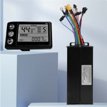 Three Mode Ebike Sine Wave Controller 36V/48V/52V 40A with S866 LCD Display SM Connector for 2000W Ebike