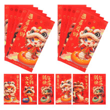 60Pcs Paper Chinese New Year Red Envelopes Year of Snake Lucky Packets