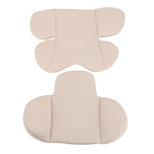 Cuscino per Seggiolino Auto Baby Beige, Tessuto Tricot, Supporto Lombare 47cm