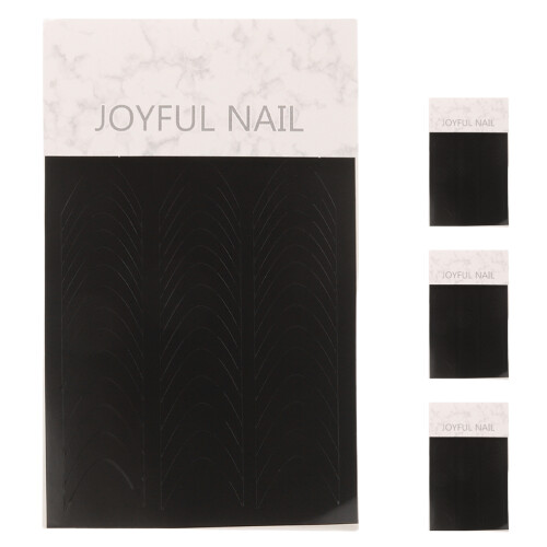 Décalques French Tip En Papier Pour Ongles DIY