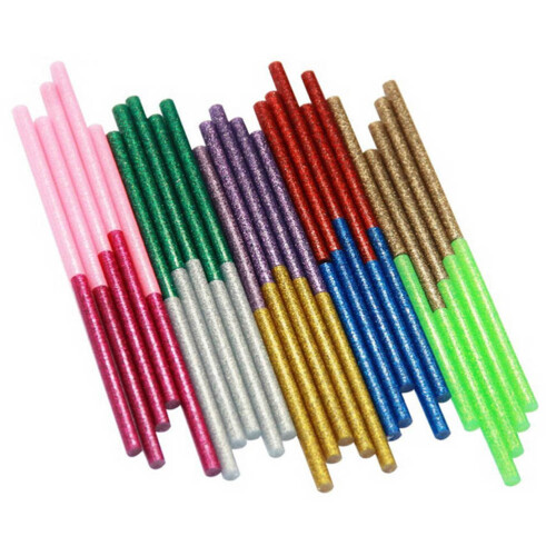 300Pièces Bâtons De Colle Chaude Multicolores Pour Réparations DIY