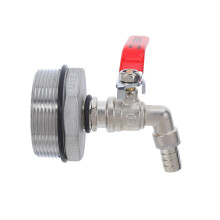 5Pcs Heavyduty Brass Stainless Steel Water Spigot for Ibc Tank Adapter