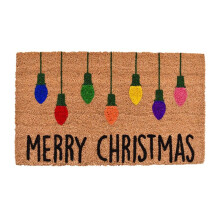New in Christmas Theme Pattern Non-Slip Front Door Entrance Mat Home Decor Xmas Letter Print Floor Mat New Year 2024