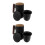2Sets Brown Ceramic Tea Cup with Filter Lid for Hot and Cold Drinks 3