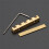 Elektrisk Gitarr Mässingsmutter 42 mm Höjdjusterbar Mässing Rullmutter Gitarr Mutter 6-Strängad Elektrisk Gitarr Ersättningsdelar 2