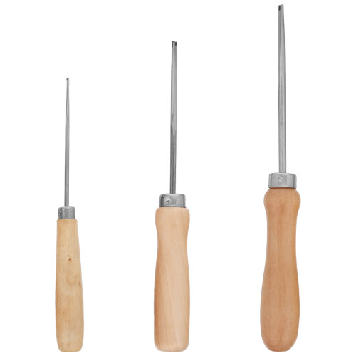 3Pcs Cotton Stuffing Tool with Wooden Handle for Sewing Projects