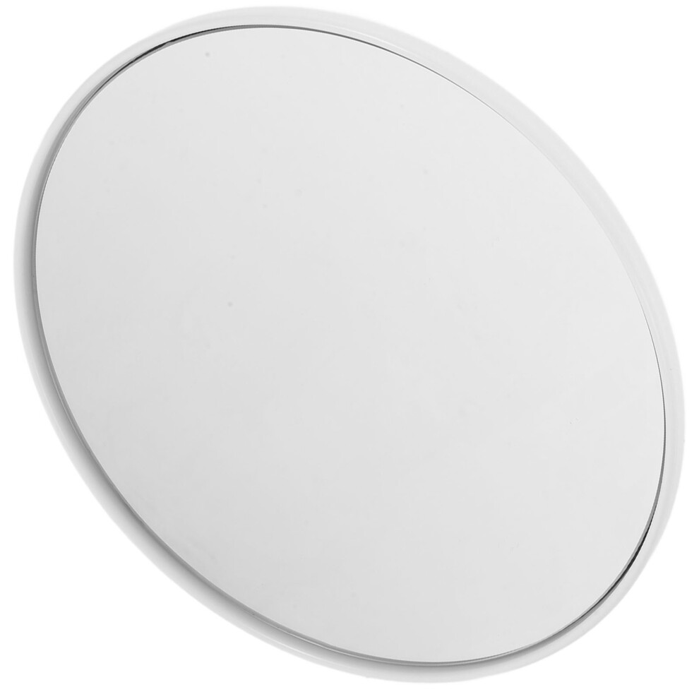 Happyyami White 4Pcs Portable Vanity Mirror Plastic Glass Compact Travel Makeup