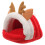 2Pcs Design Hamster Hideout Wear-Resistant PP Cotton House 2