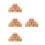 24Pcs Golden Multifunctional Metal Boxes for Cookies Candy Storage 6