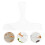 4Pcs Clear Acrylic Charcuterie Board Handle Templates Kitchen Guides 11