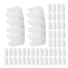 300Pcs White Plastic Cutlery Box Divider Card Slots