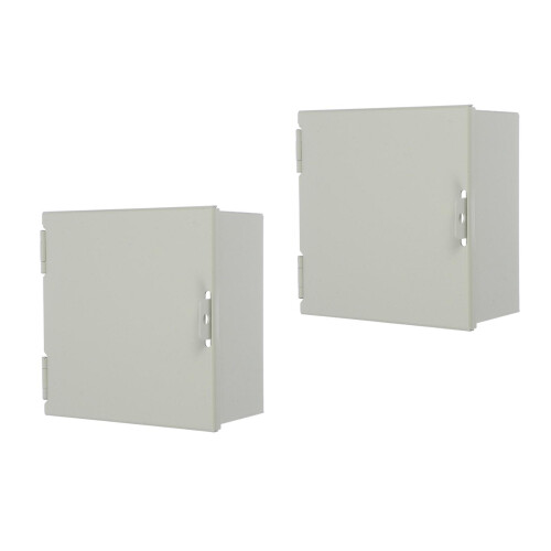2Pcs Light Green Lockable Metal Socket Covers Weatherproof Safety Use 2