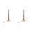 2Pièces Instruments Bouddhistes En Laiton Multiusage Pour Temple 10