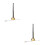2Pièces Instruments Bouddhistes En Laiton Multiusage Pour Temple 4