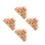 24Pcs Golden Multifunctional Metal Boxes for Cookies Candy Storage 5