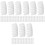 300Pcs White Plastic Cutlery Box Divider Card Slots 5