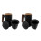 2Sets Brown Ceramic Tea Cup with Filter Lid for Hot and Cold Drinks 9