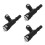 3Pcs Car Heater Core Hose Connector Plastic High Temperature Resistant 4