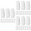 300Pcs White Plastic Cutlery Box Divider Card Slots 8