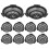 20Pcs Reusable Black Pot Drainage Mesh Pads with Soil Protection 3