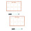 2Sets Children Drawing Board PVC Erasable Week Plan Whiteboard 8