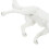 3Pcs Small White Plastic Wolf Figures Realistic Animal Models for Home 6