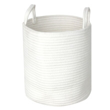 Cesta de Armazenamento de Corda de Algodão de Capacidade para Brinquedos e Roupas - Cesto de Roupas Sujas Organizador Multifuncional para Casa