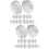 16Pairs Silicone Ear Tips for Earphones White Secure Fit Replacement 7