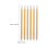 10Pcs Inkless Bamboo Pencils for Writing Drawing Light Yellow 3
