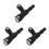 3Pcs Car Heater Core Hose Connector Plastic High Temperature Resistant 9