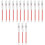 15Pcs Red Position Pens for Eyebrow Mapping Tattoo Piercing Use 6