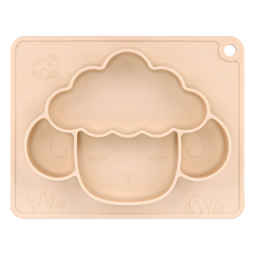 3St Silicone Voedselbord , Zuignap En Ondersteunend
