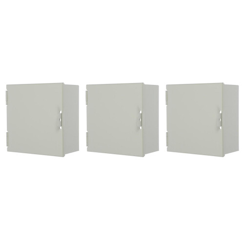 3Pcs Metal Locking Outlet Covers Waterproof Protective Box 2