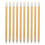 10Pcs Inkless Bamboo Pencils for Writing Drawing Light Yellow 9
