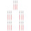 15Pcs Red Position Pens for Eyebrow Mapping Tattoo Piercing Use 8